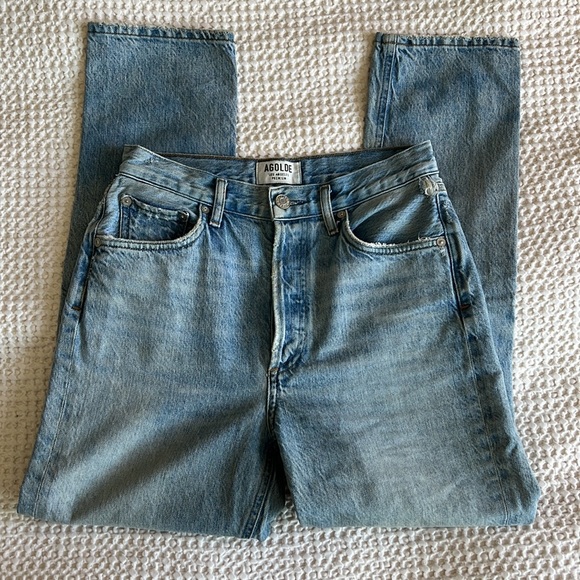 AGOLDE Riley Jean High Rise Straight Crop - Picture 7 of 7